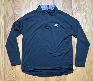 UNRL Barstool Sports Men’s M Black 1/4 Zip Pullover Performance Golf Margarita